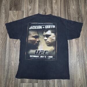 New Rampage Jackson Forrest Griffin UFC 86 PPV Event Shirt Large? MMA